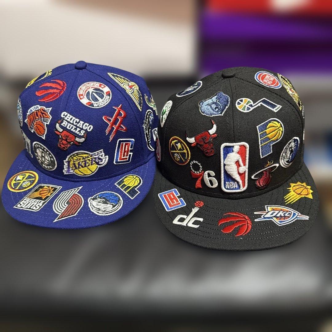 NBAチームロゴ刺繍 ニューエラ 7 1/8