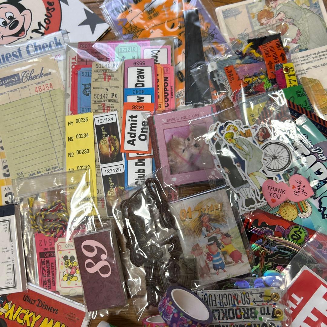 アメキャラヴィンテージ素材まとめ⭐️ロールシール、マスキングテープなど