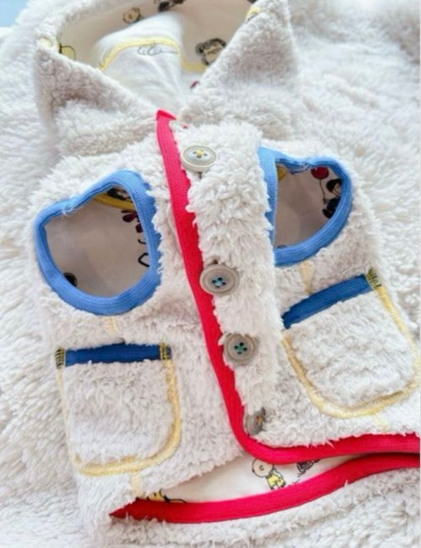 希少❣️サロン限定 ❣️美品！アトリエシジ ボアパーカーベスト2ハーフ①