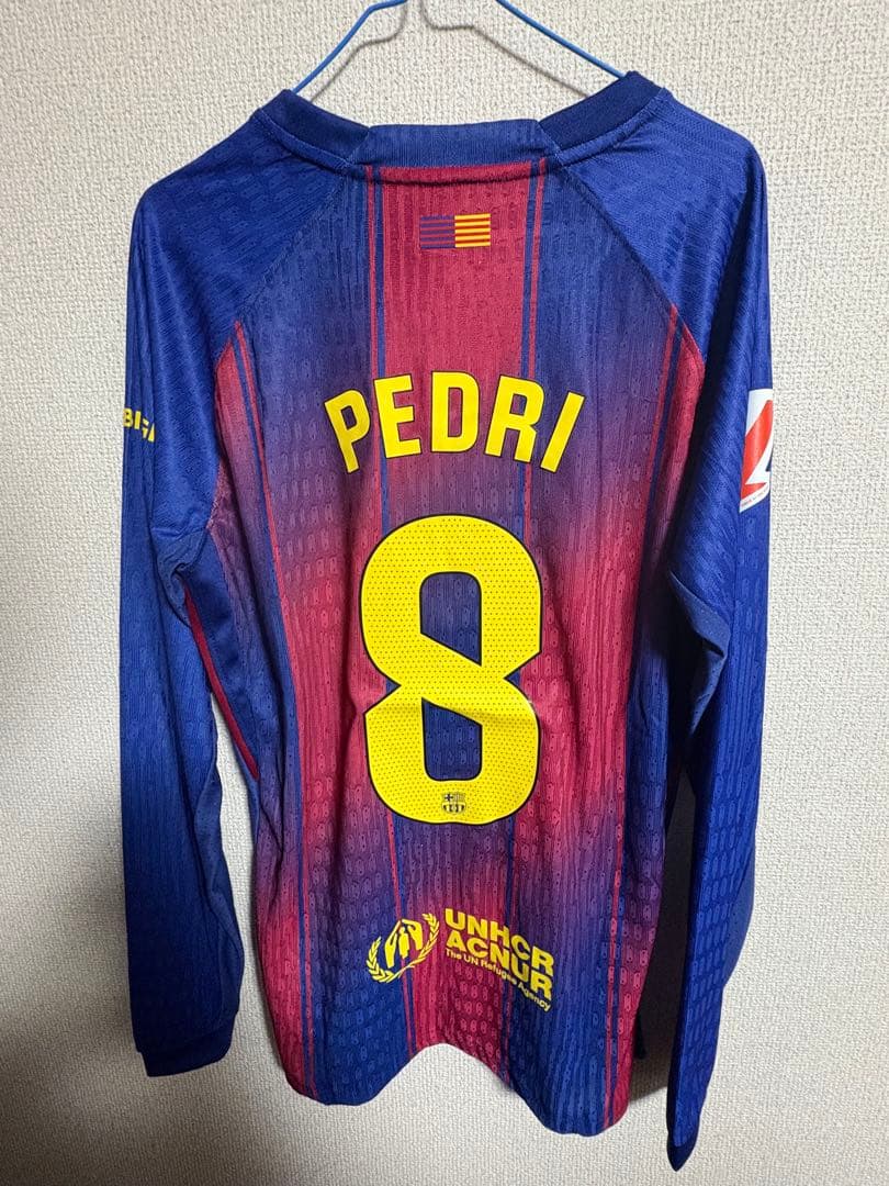 新品未使用　FC Barcelona PEDRI 8 シャツ　L