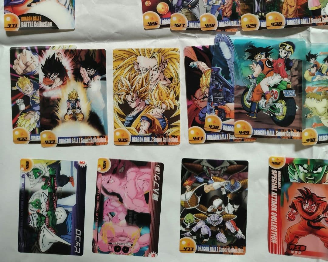 ドラゴンボール 森永ウエハースカード 3D17枚＋N62枚 まとめ売り 79枚