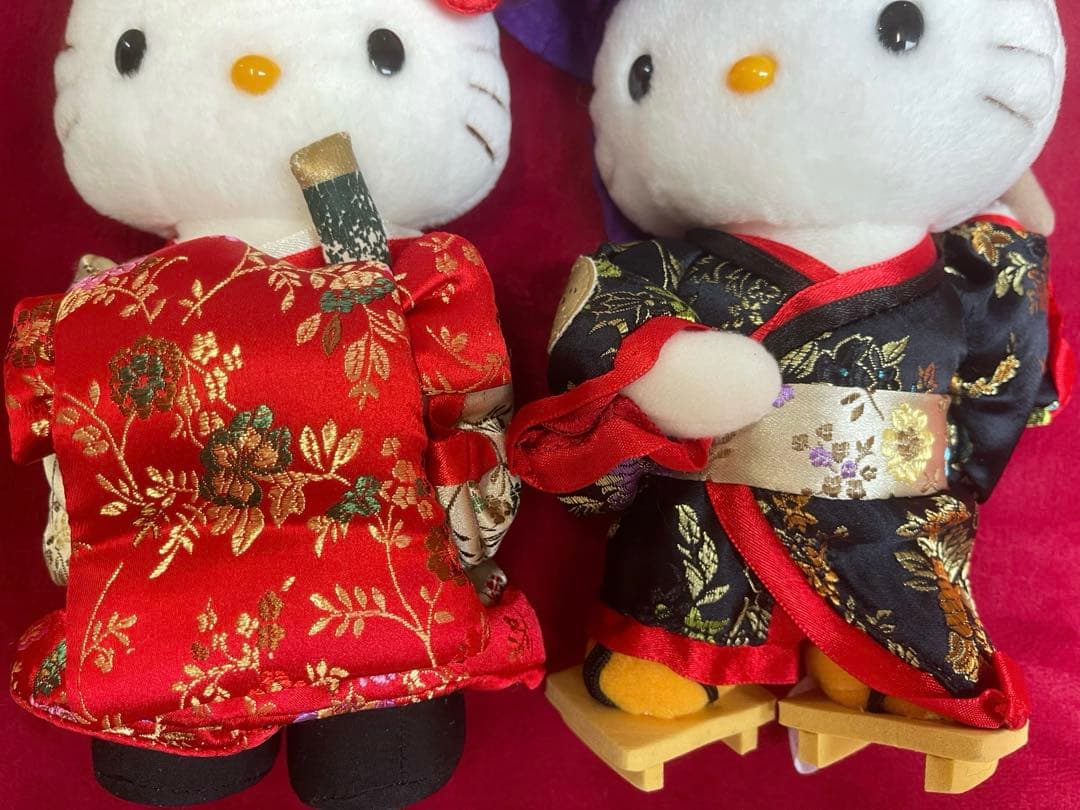 レア☆キティ ダニエル 歌舞伎 着物 和服 マスコット ぬいぐるみ