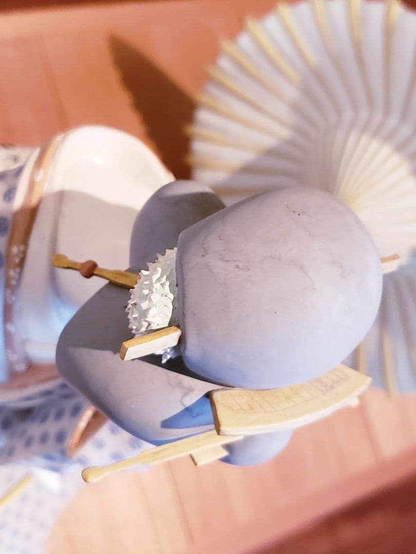 博多人形「上方舞」初代西頭哲三郎作