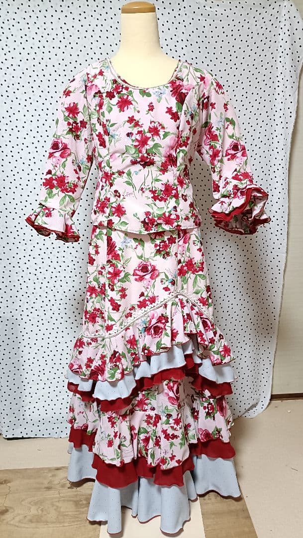 大きいサイズ　フラメンコ衣装