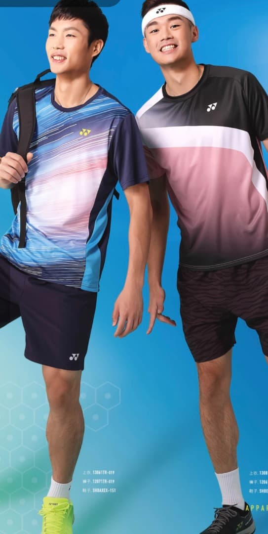 台湾ヨネックスYONEX王齊麟、周天成ハーフパンツユニフォーム限定