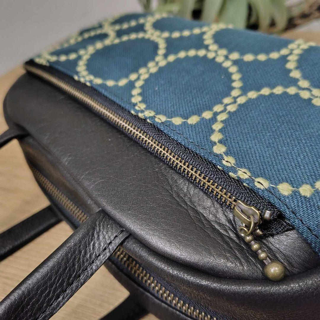 マ*♡様 ミナペルホネン/tambourineタンバリングリーン×クリーム/ラウ