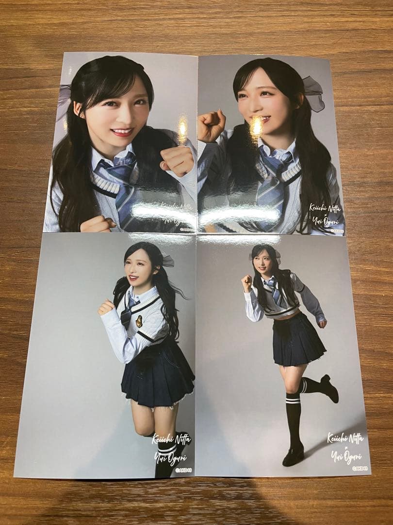 AKB48 大丸梅田店 大衣装展 ランダム　生写真　4種　コンプ　小栗有以