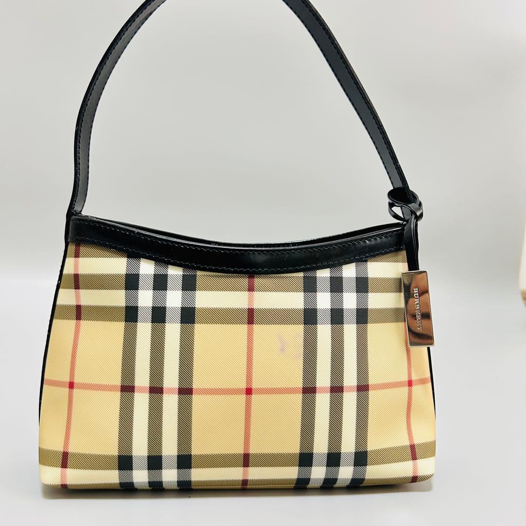 BURBERRY バーバリー ノバチェック アクセサリーポーチ シャドーホース