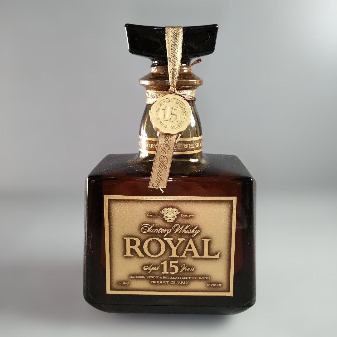 A1338-5/サントリーウイスキー/ローヤル15年 ゴールドラベル/750ml