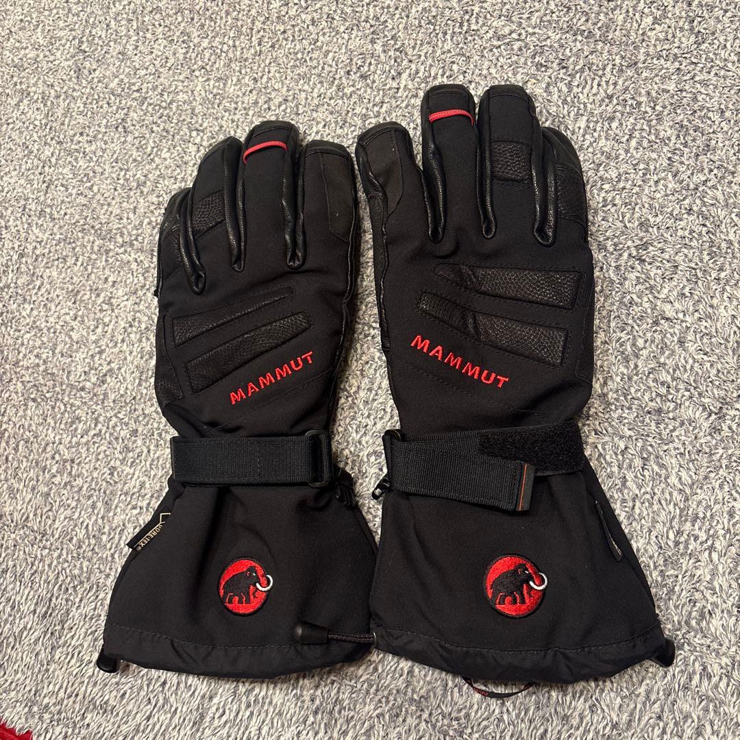 MAMMUT 防水スキーグローブ 黒