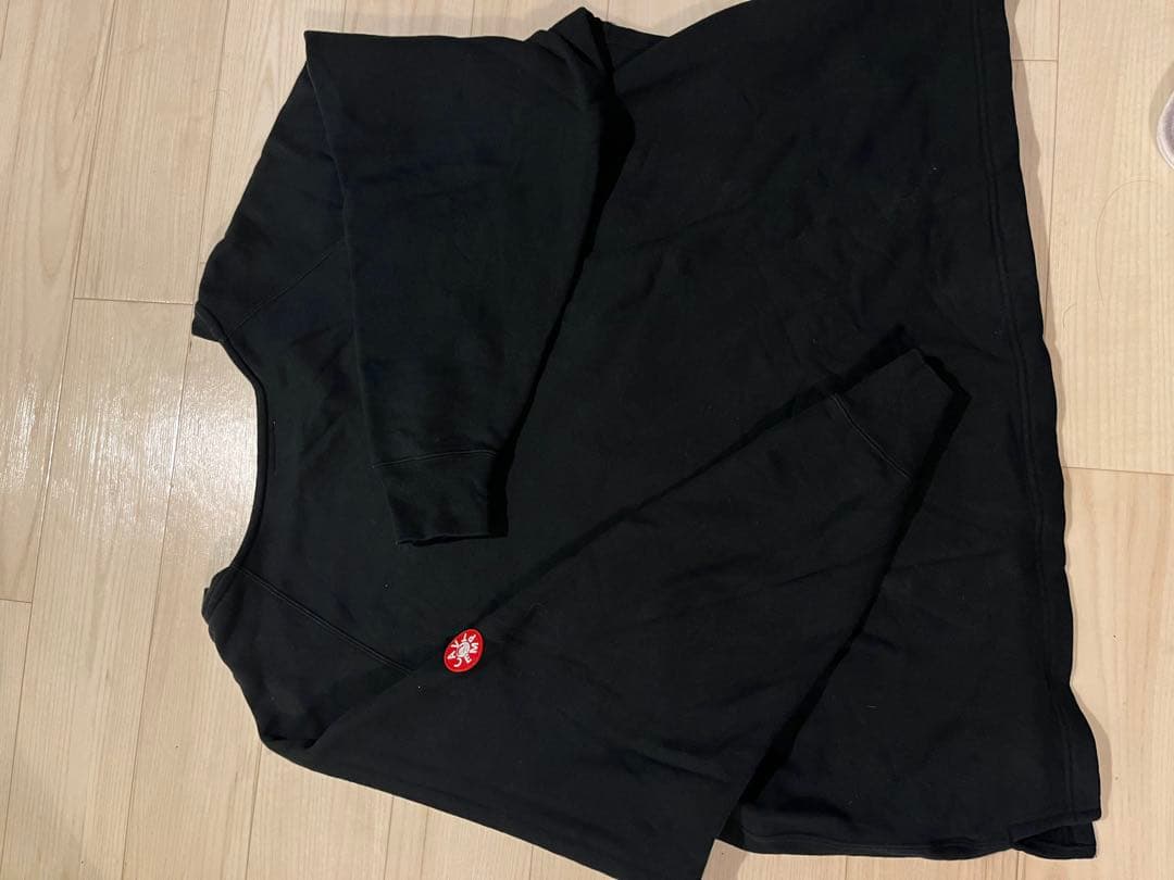 C.E CAVEMPT ブラックコットンスウェット