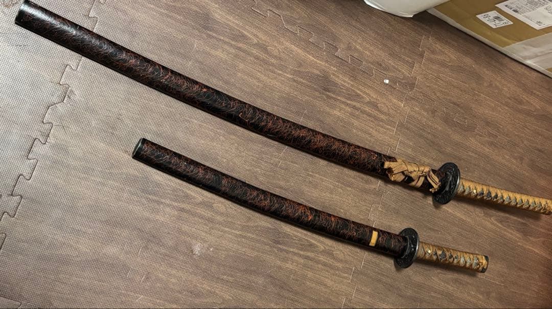 模造刀　2本セット 日本刀　コレクション　アンティーク 部品不足