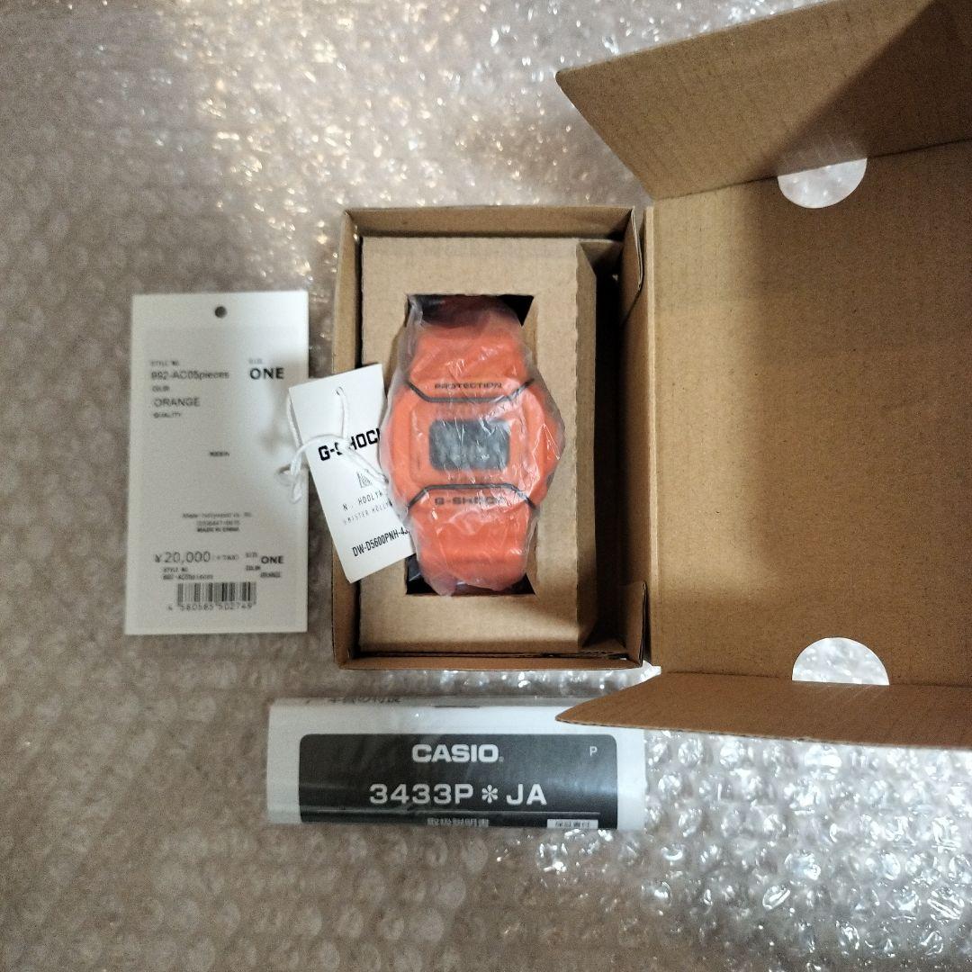 未使用 G-SHOCK N.HOOLYWOOD DW-D5600PNH-4JR