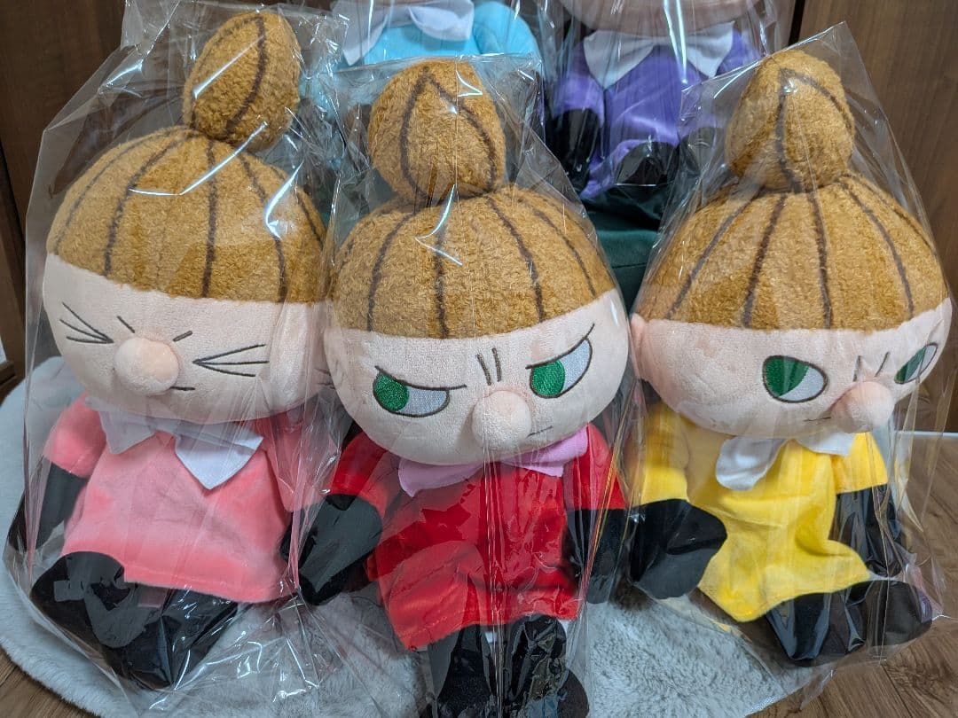 ムーミンリトルミィぬいぐるみ 5色セット