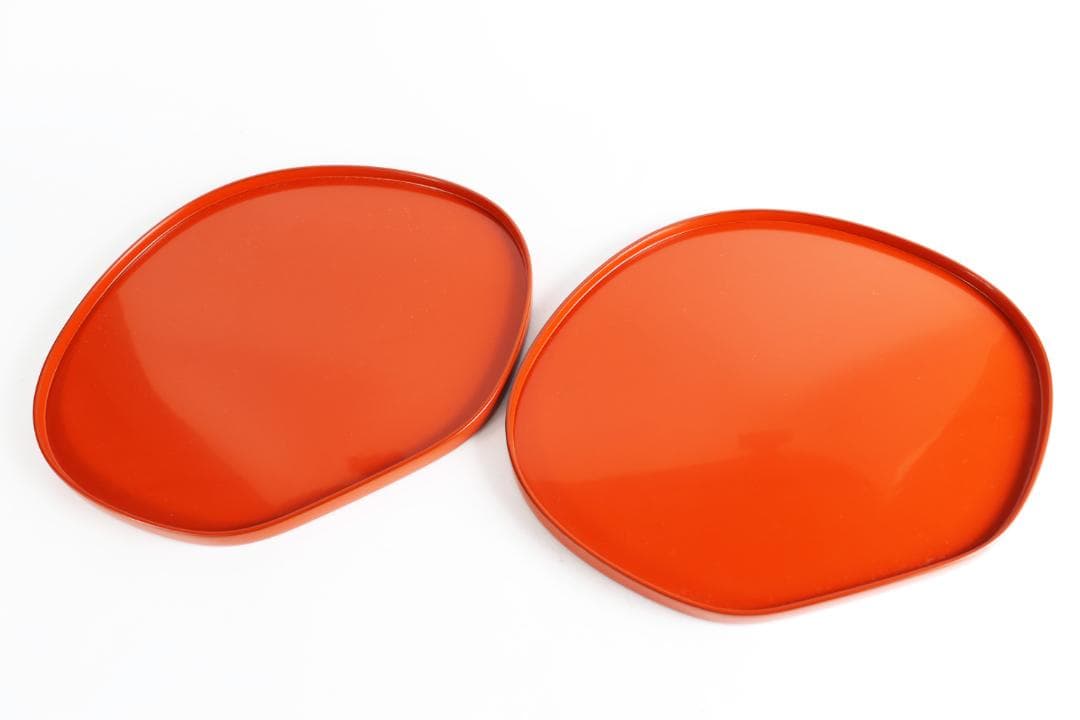 輪島塗 梅形膳 六客 盆 懐石盆 会席盆 朱 雛祭り