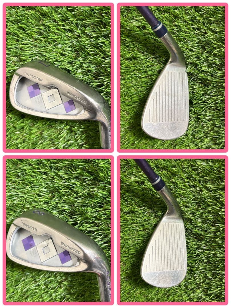 レディース人気！ONOFFオノフ アイアンセット4本 フレックスL