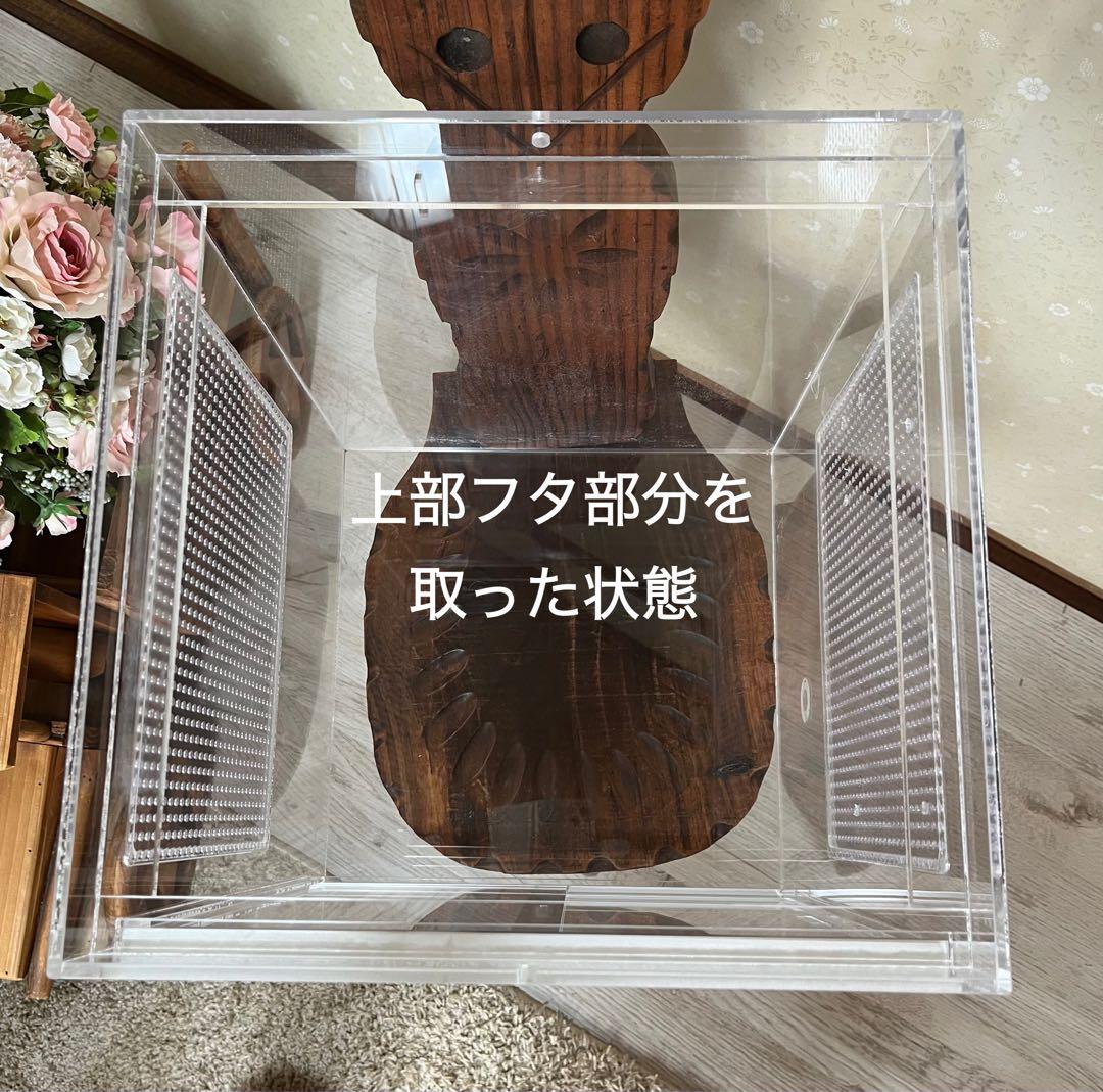 爬虫類、小動物アクリルケージ32cm×32cm 高さ40 cm