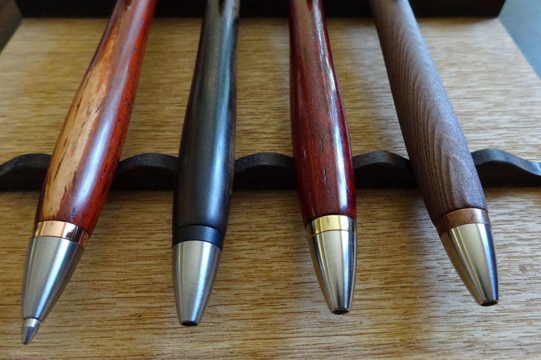 ウッドペンクラフト　木軸ペン・バハギアペンケースセット