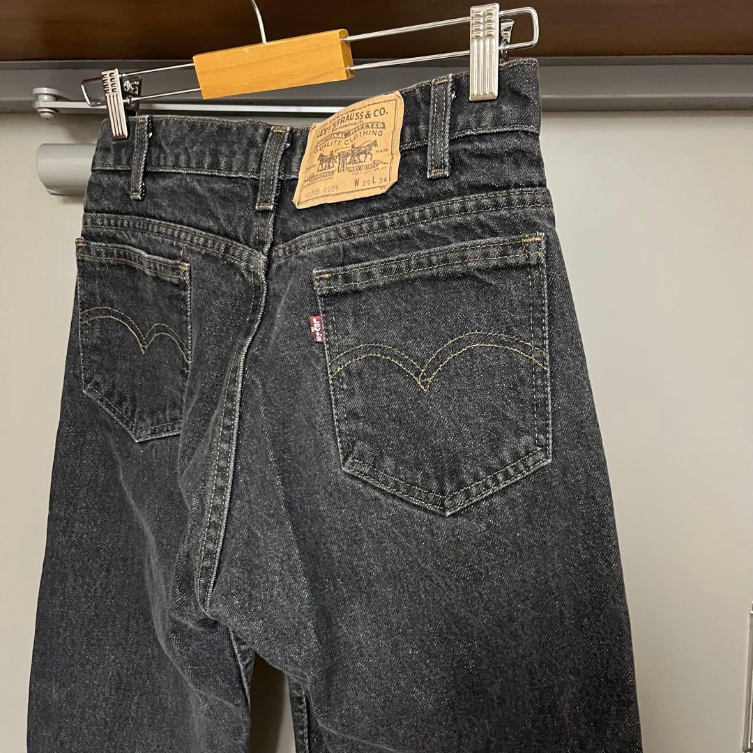 90s Levi's 505 USA製 ブラックデニム