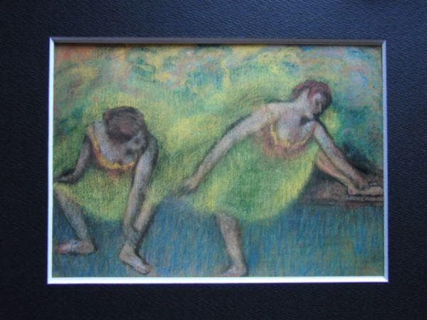 エドガー・ドガ、休息する二人の踊り子、希少な画集より、状態良好