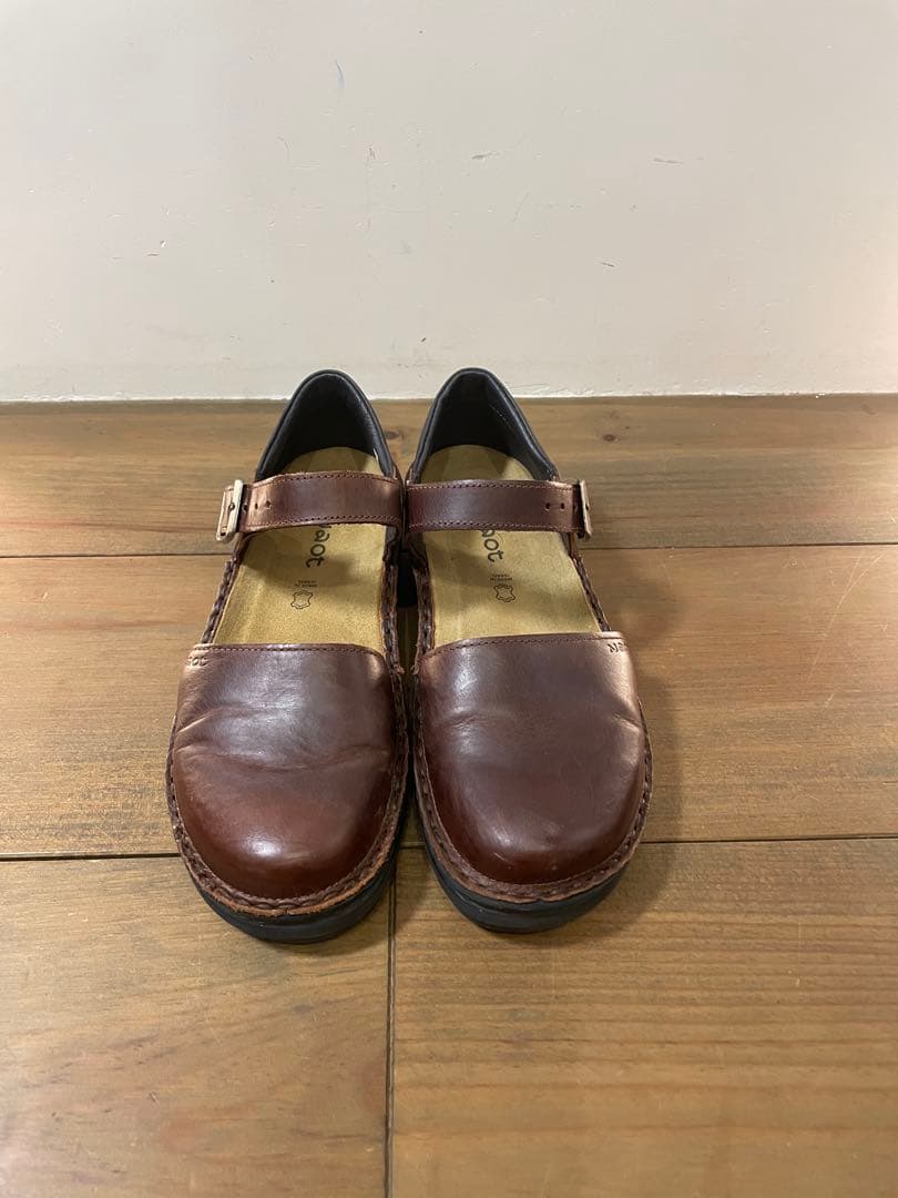 naot OLGA ブラウン バッファローレザー 革靴