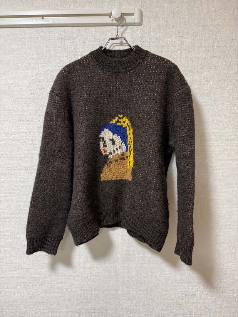 【美品！】kota gushiken真珠の耳飾りの少女ニット サイズ1