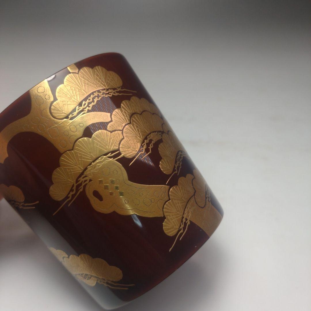 イ190 棗『新井司峯』『淡々斎好　末広棗　松蒔絵　漆塗　共箱』茶道具