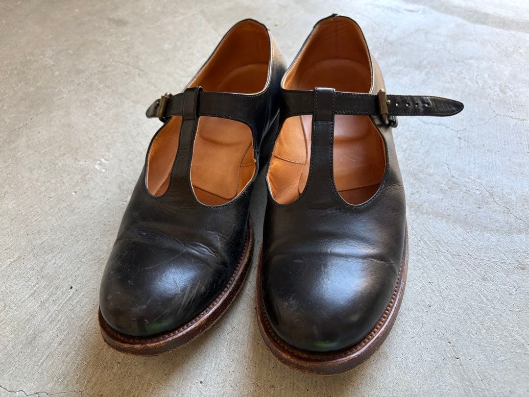 forme Tストラップ タッセル付き　23.5cm