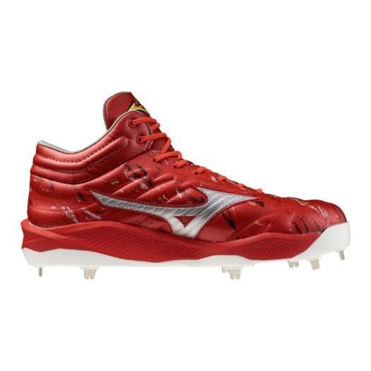 Mizuno レッド スパイクシューズ