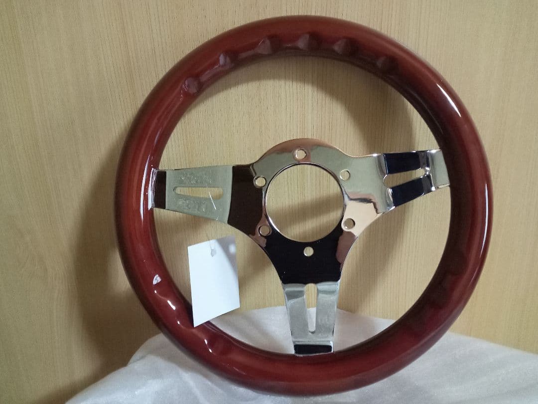 ウッドステアリング　290mm　小径　29cm 　旧車　　新品