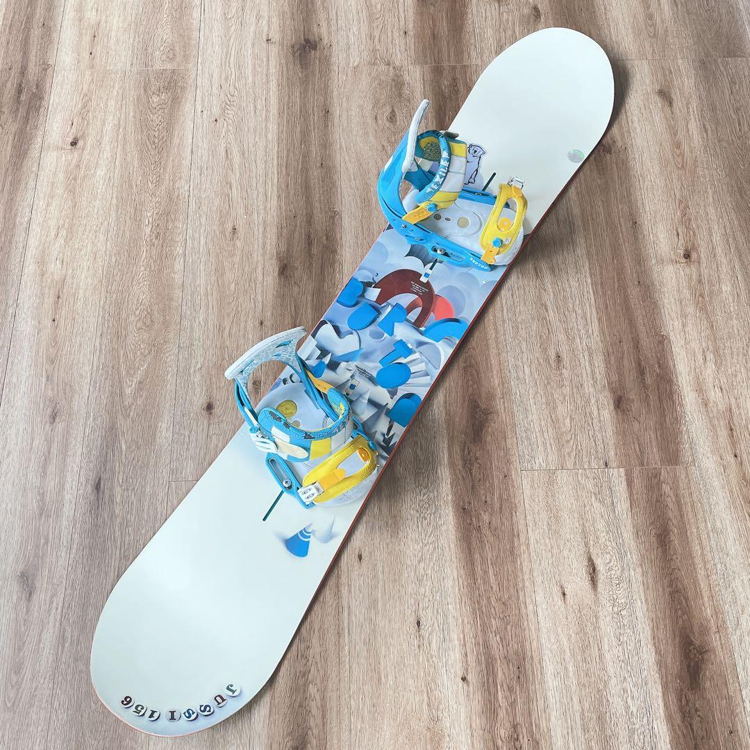 Burton バートン　156cm ビンディグ　　白熊