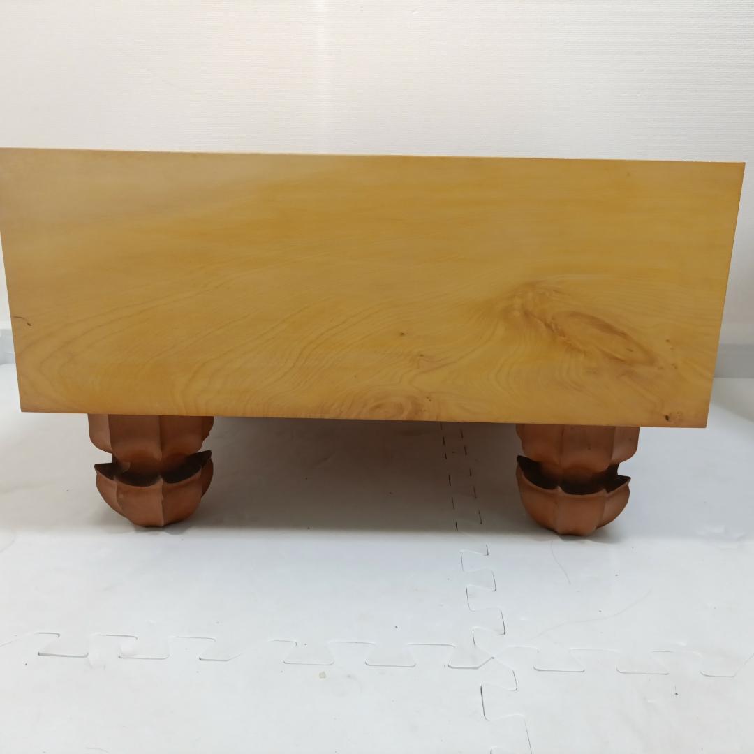 本榧 ほんかや 囲碁盤 囲碁 4.5寸 ヘソ 脚付 最高級 厚め 芯持ち