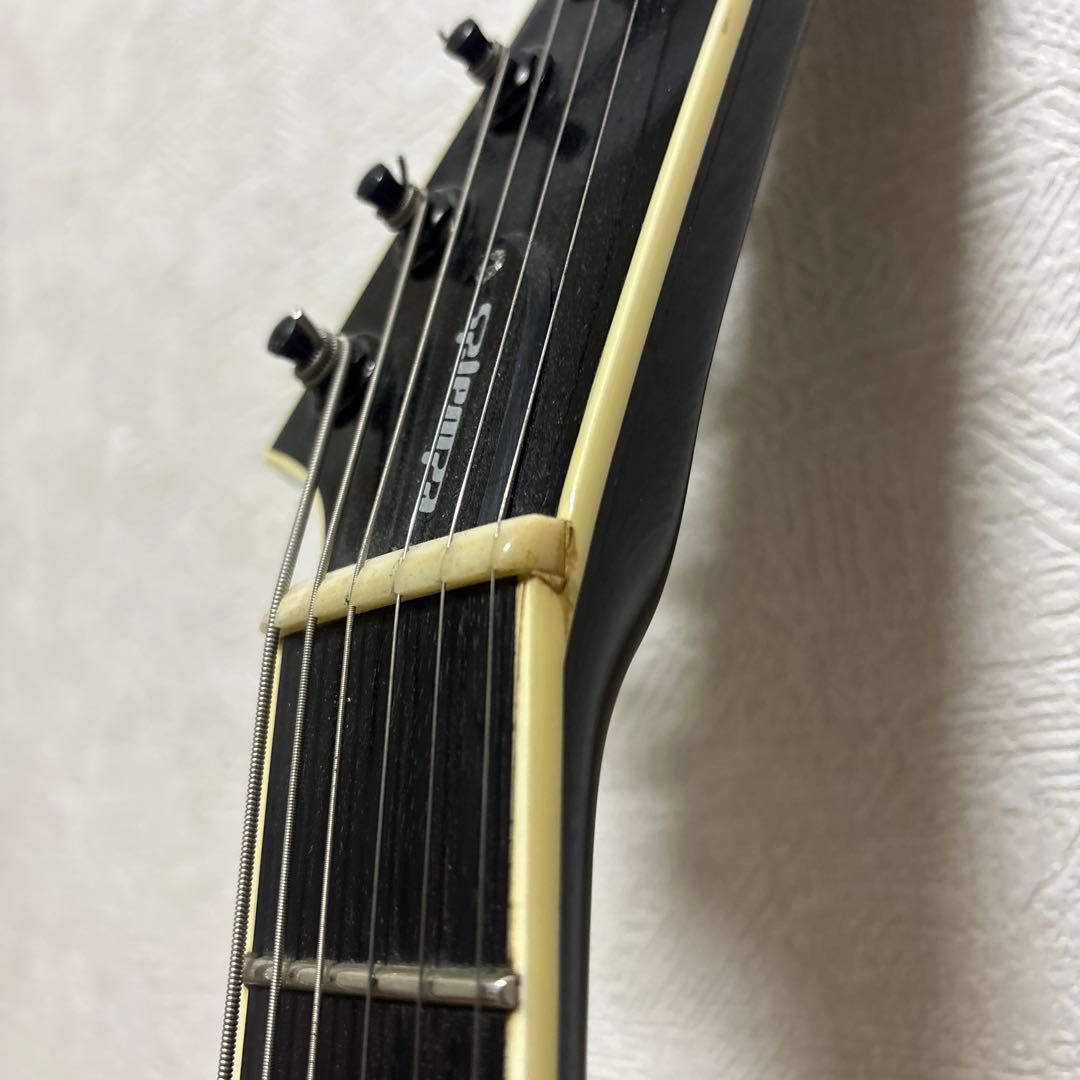 エドワーズ ブラック Vシェイプ ギター edwards