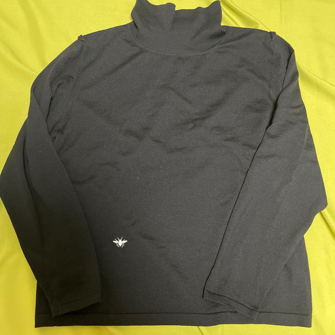 DIOR HOMME タートルネック　ニット　エディ期　蜂