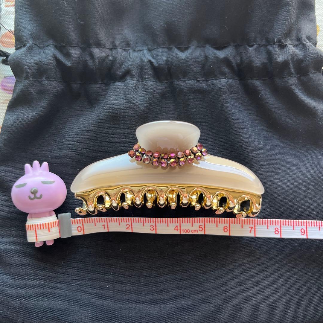 acca ビジュー装飾ヘアクリップ