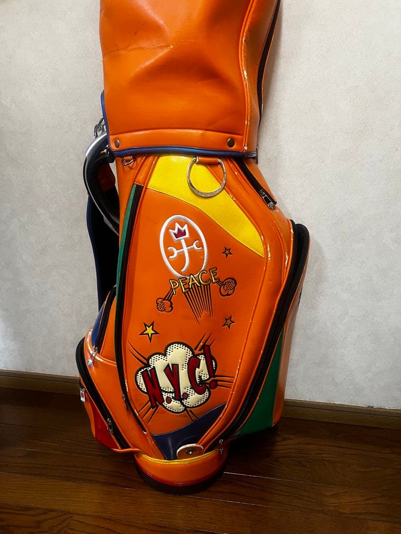CASTELBAJAC ゴルフバッグ オレンジ