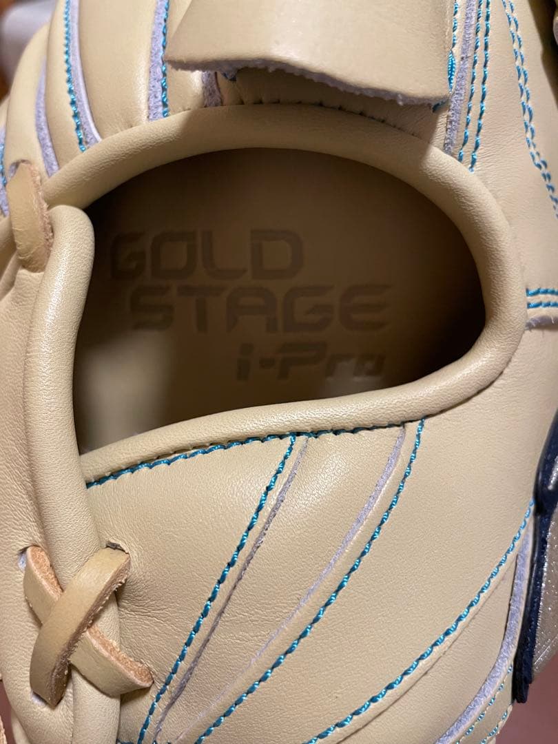asics GOLD STAGE i-Pro 軟式グローブ クリーム色