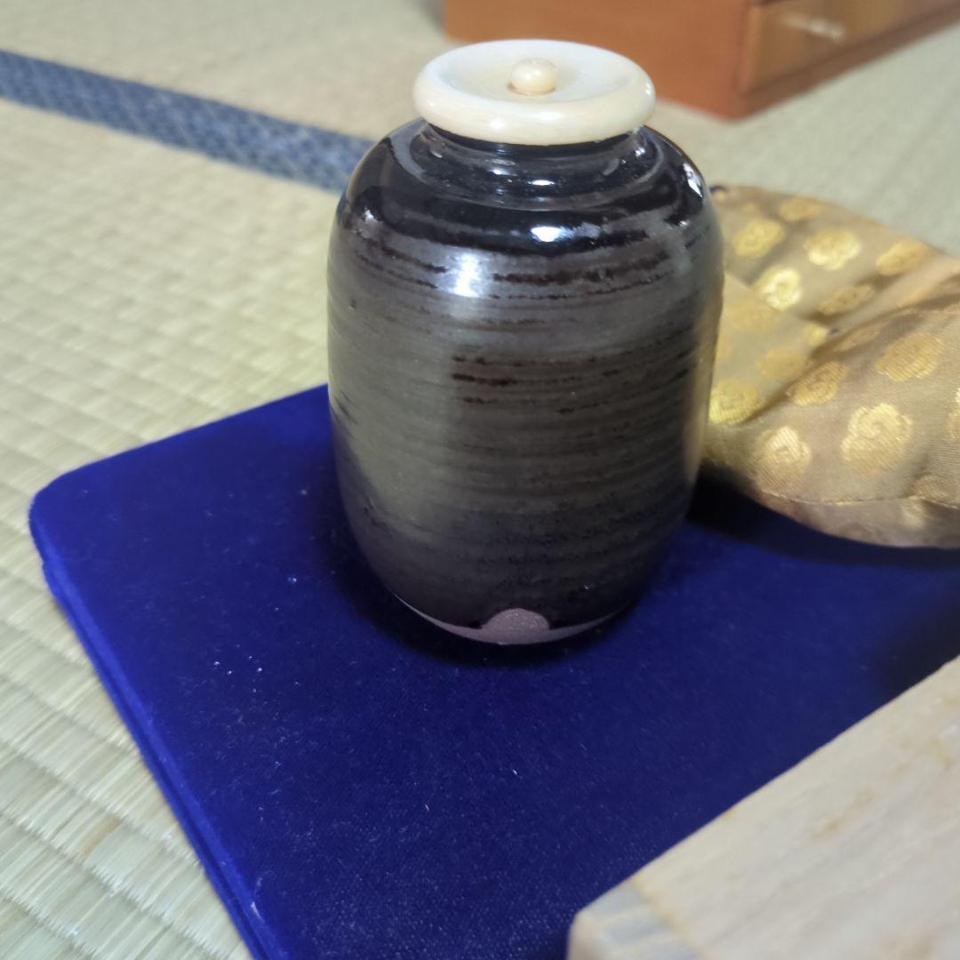 値下げ　茶入「在中庵肩衝」笹田有祥 笹田有祥 「在中庵肩衝」 笹田有祥