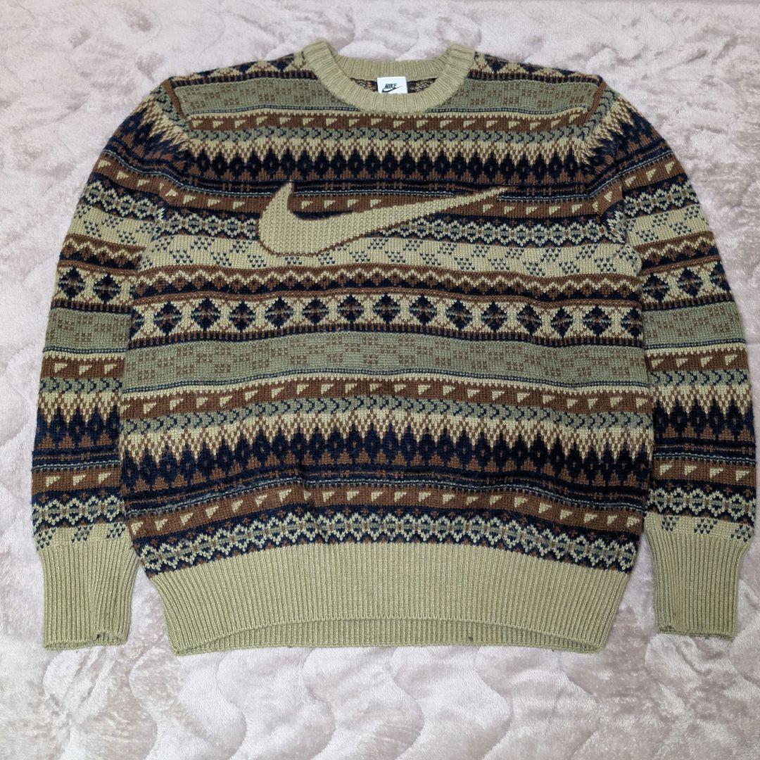 c*き様 NIKE AS M NL FAIR ISLE CREW SWEATER