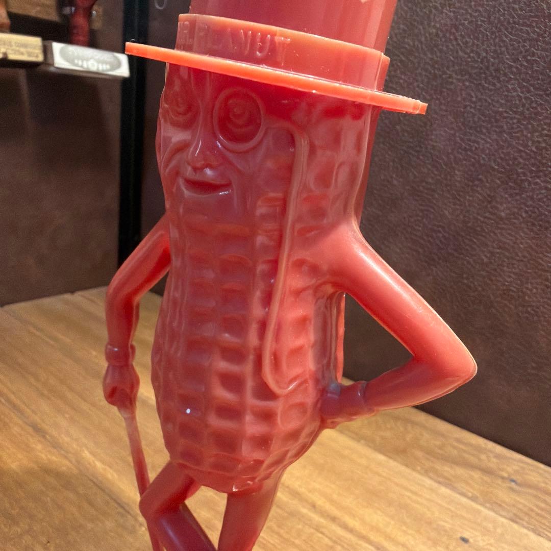 ミスターピーナッツ ビンテージバンク 貯金箱 アドバタイジングフィギュア赤