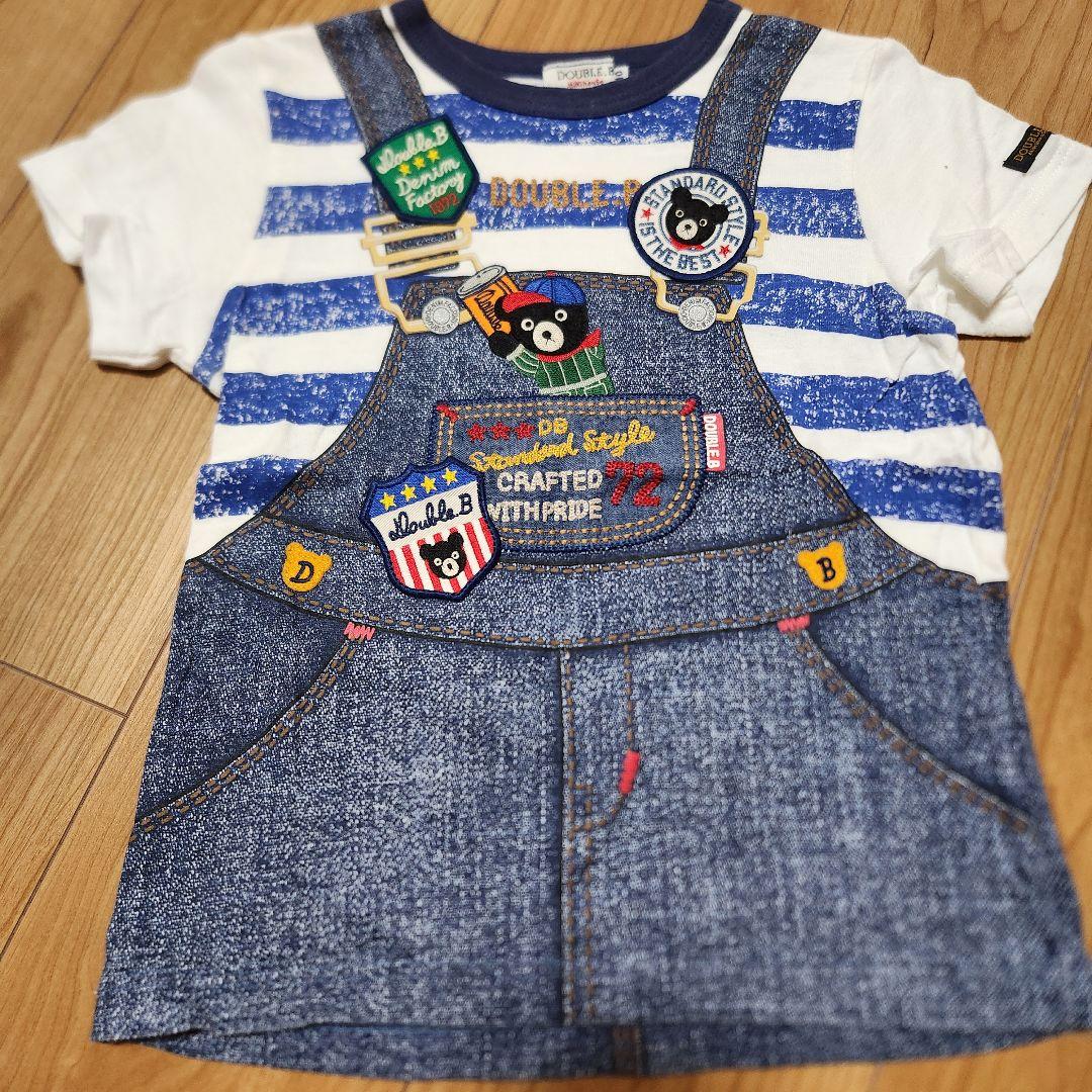 な ダブルビー半袖Tシャツ3枚 110cm