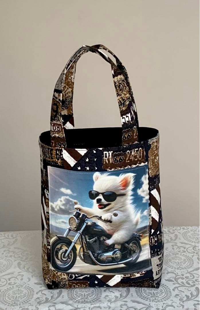 ななちゃん　チワワちゃん　トートバッグ　小物入れ