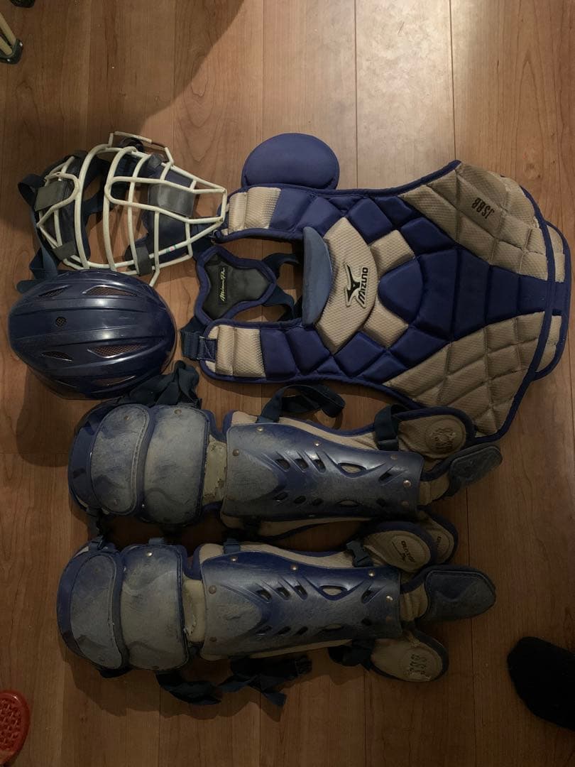 Mizuno ミズノ 軟式 野球 キャッチャー防具 セット　JSBB