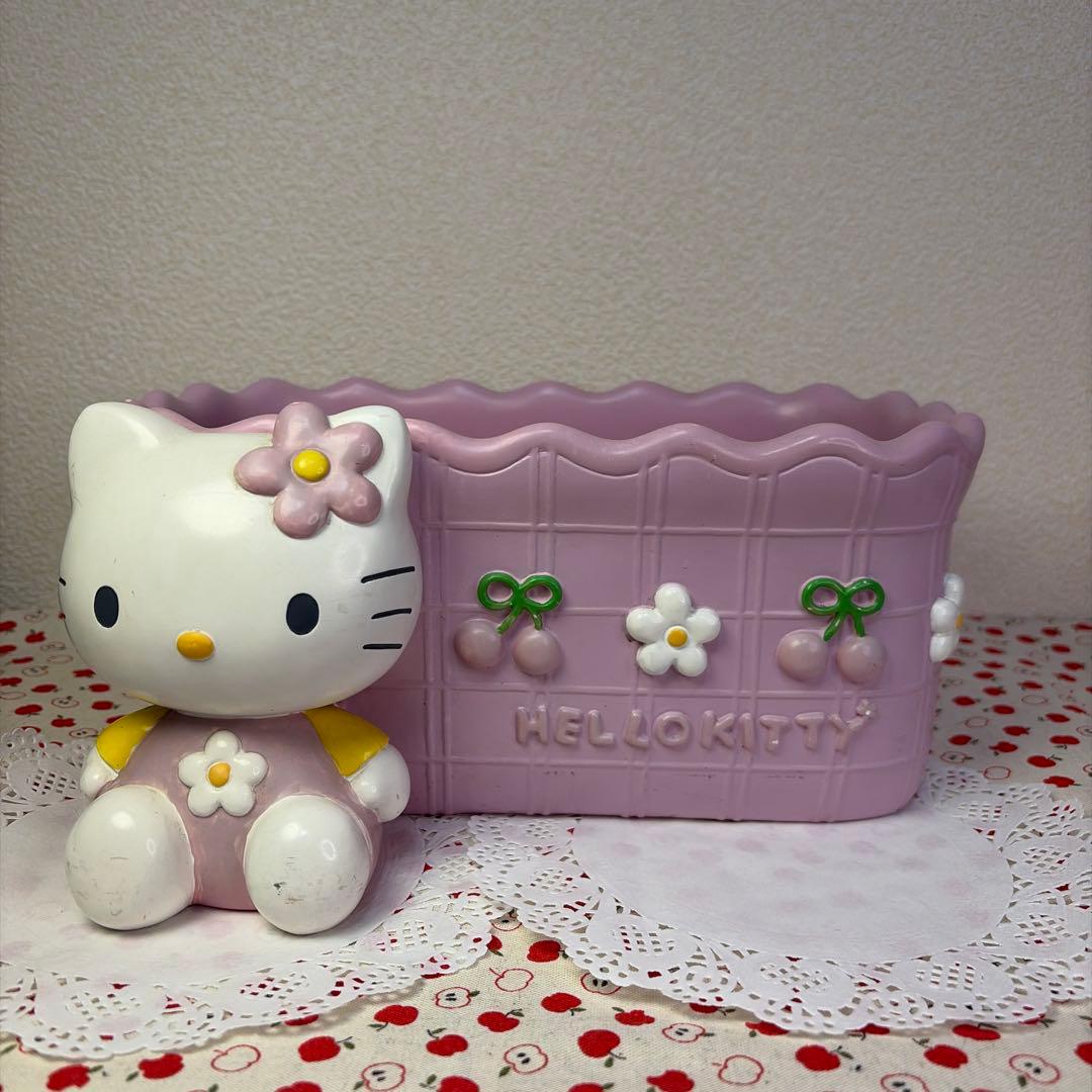 【激レア・希少】ハローキティ 陶器 豪華7点セット 蚊取り線香入れ 鉢カバー 他