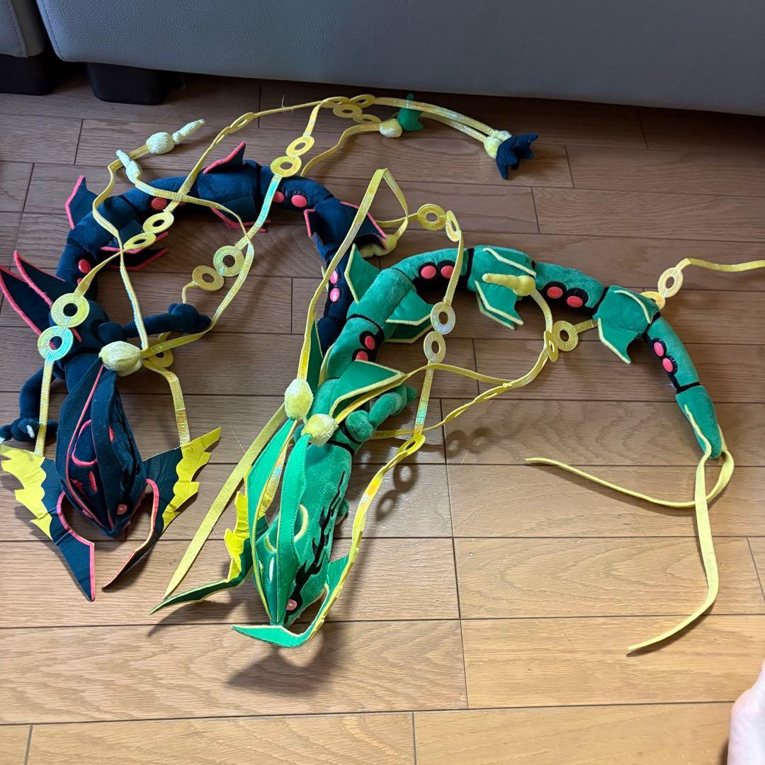 ポケモン　黒いメガレックウザ　メガレックウザ　ぬいぐるみポケモンセンター2015