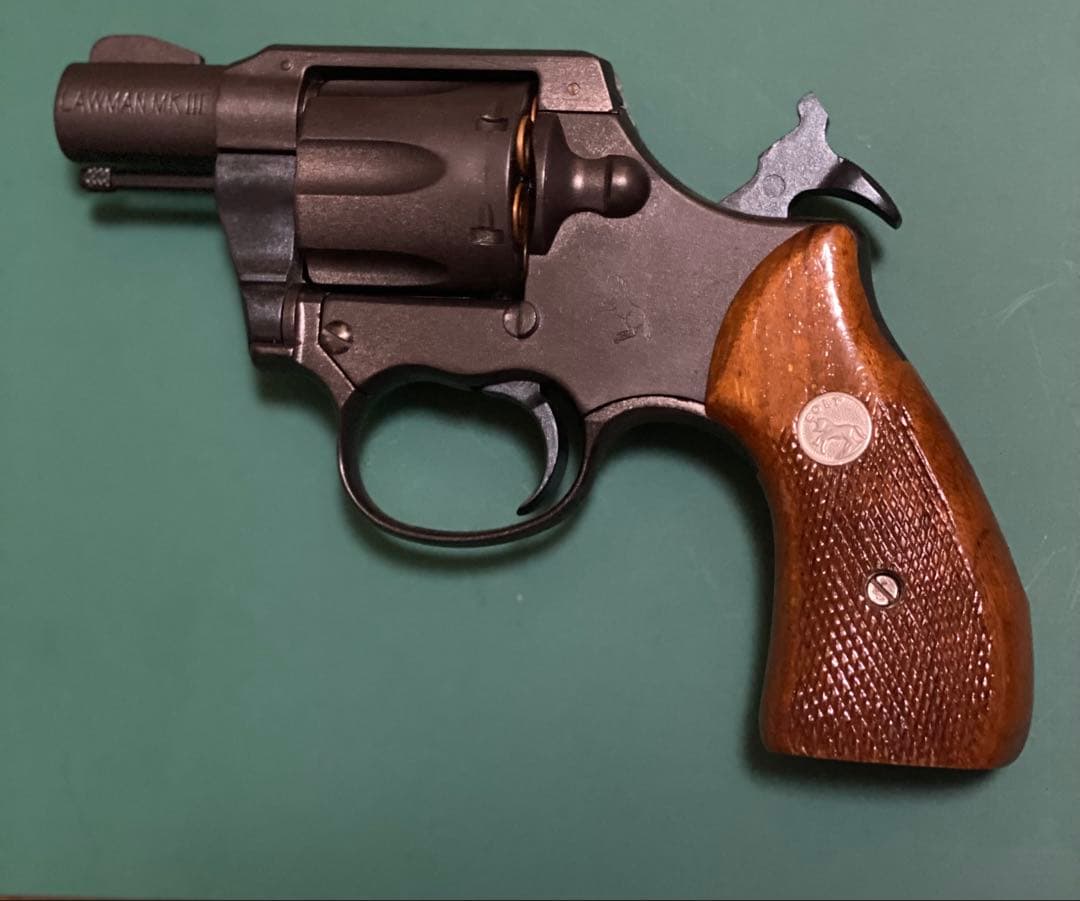 mgcコルトローマンmkⅢクラシック　モデルガン木製グリップcoltlawman