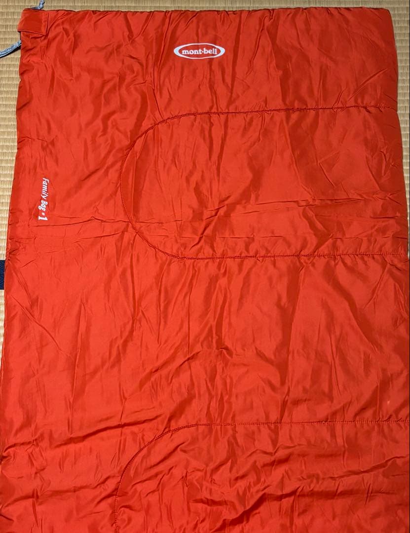 モンベル ファミリーバッグ #1 シュラフ 寝袋 封筒型 キャンプ
