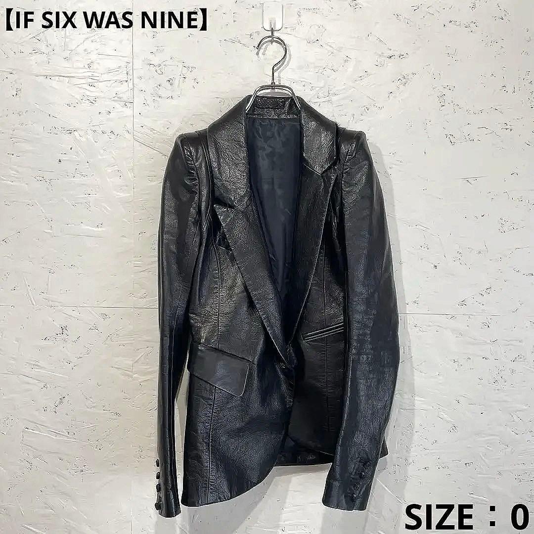 【IF SIX WAS NINE】JK-W PEAK レザーテーラードジャケット