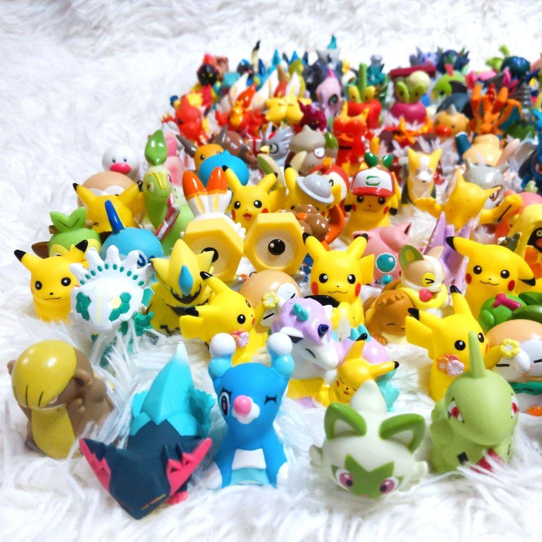初期ポケモンキッズ まとめ売り ポケモン ソフビ クリア 当時物 217体