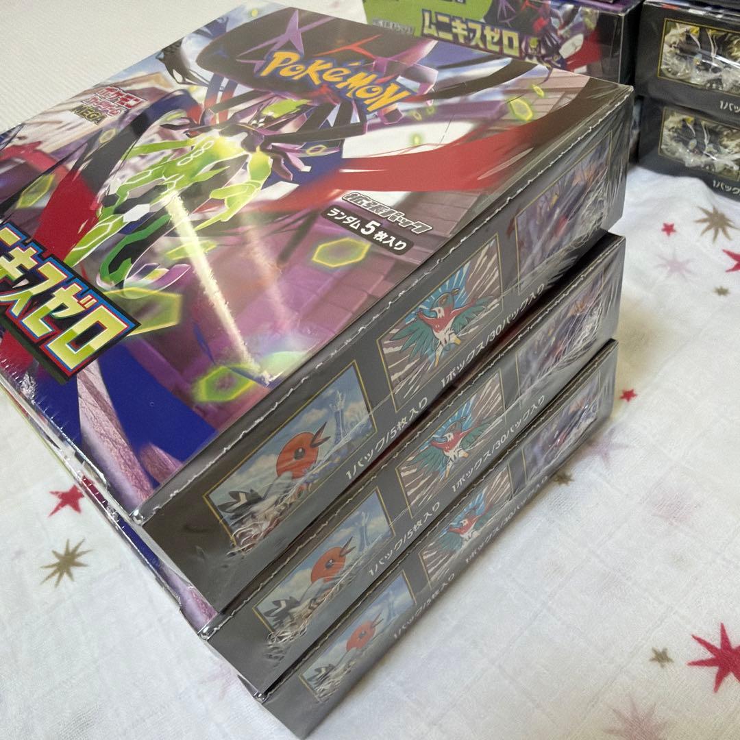 ムニキスゼロ　拡張パック　ポケモンカードゲーム　3BOX シュリンク付き
